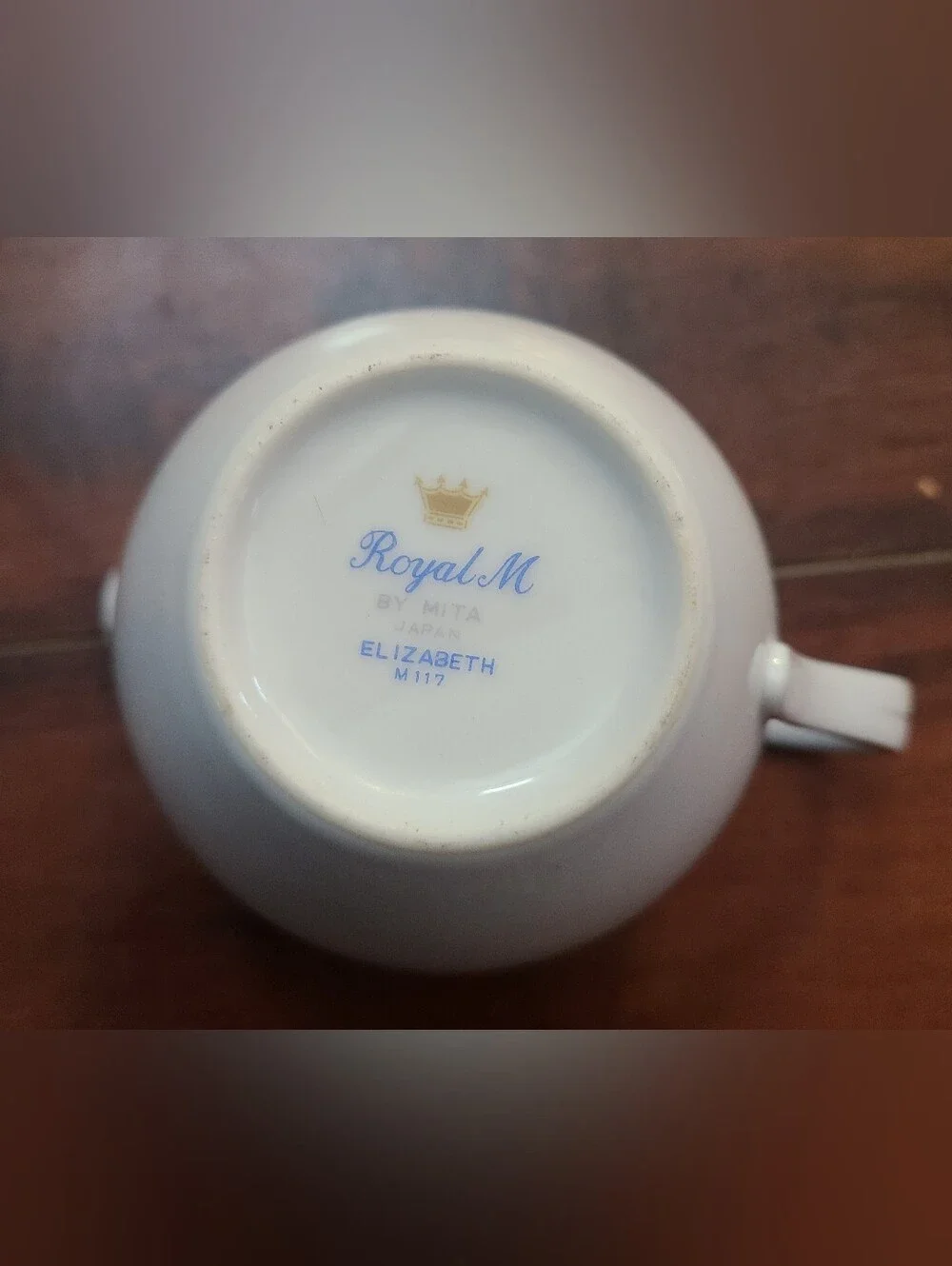 Royal M by Mita Elizabeth M117 Fine China Creamer Pitcher Japan Vintage Silver